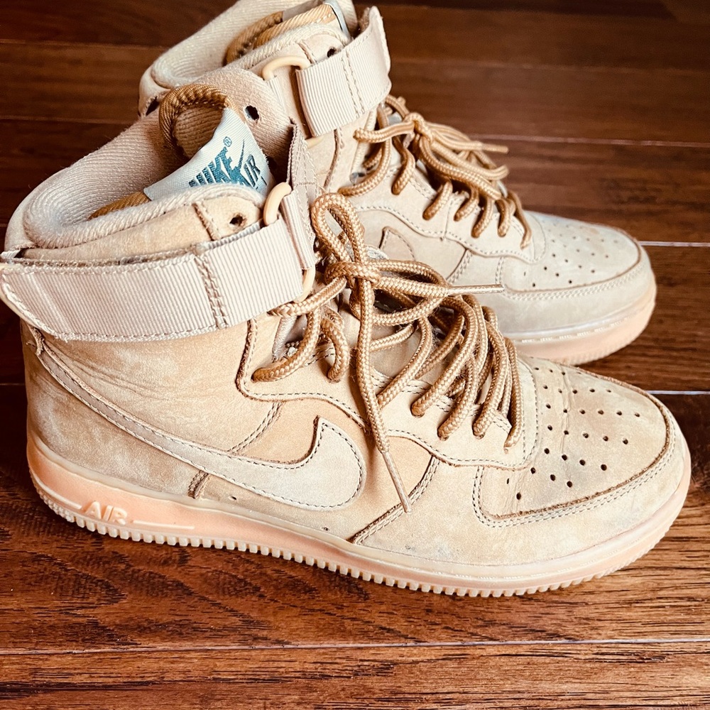Nike Air Force 1, brown color, 7.5 size, great condition